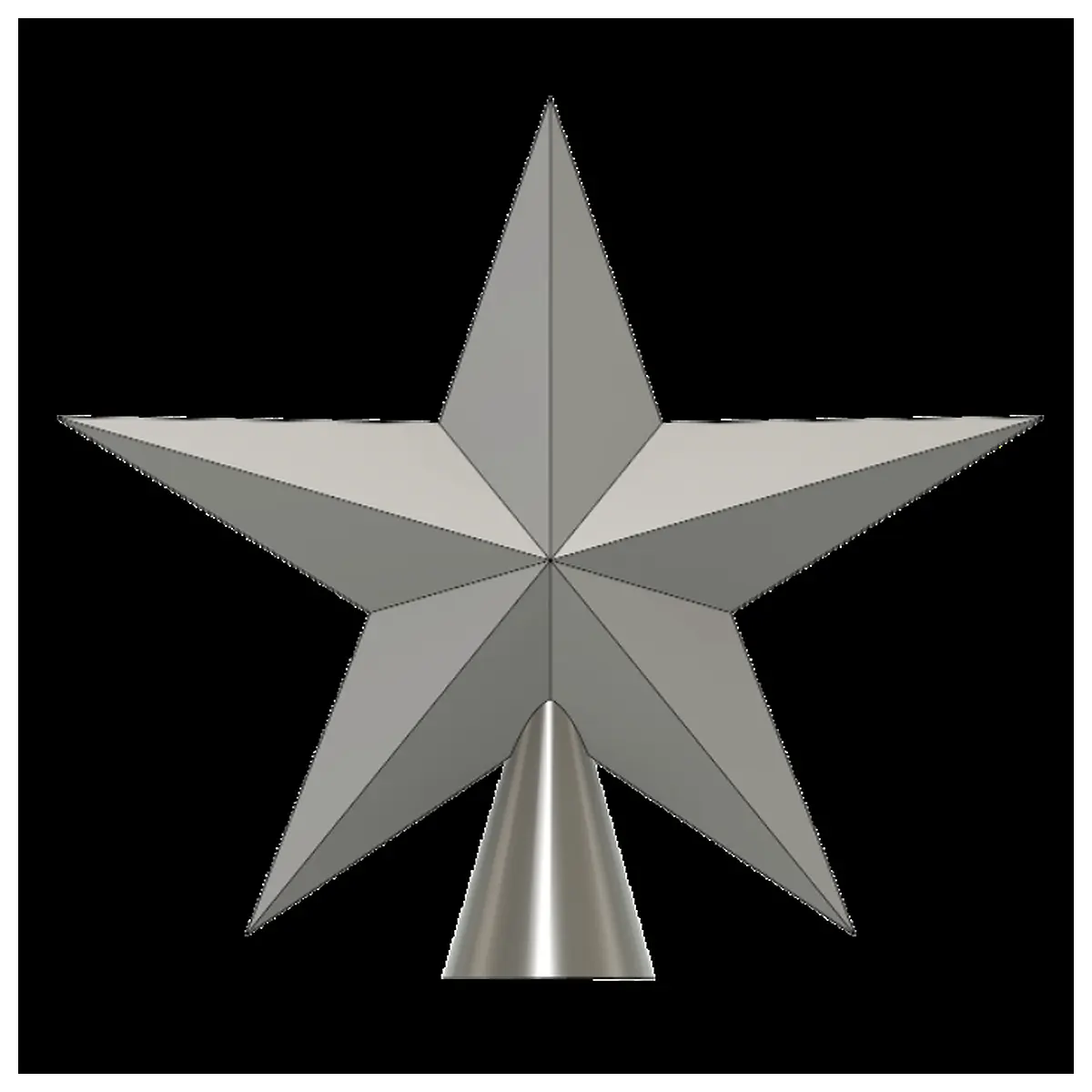 gold star tree topper ornament hanging bauble for xmas tree shiny metallic decoration