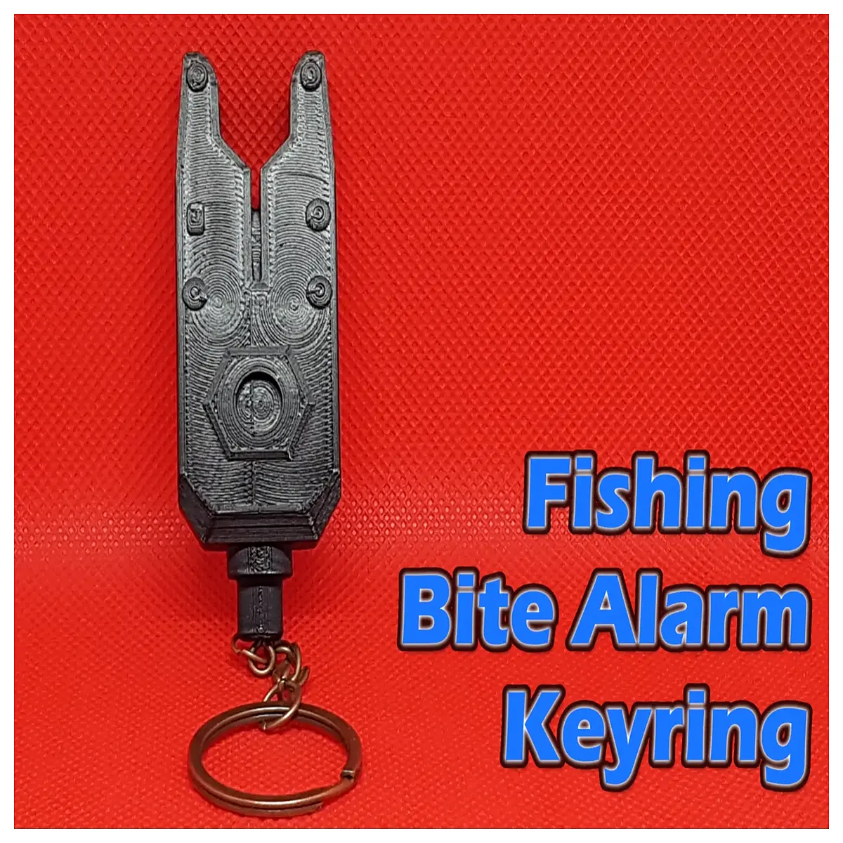 Fishing Alert Keychains Bite Alarm Hook Keyring Shark Defense Fishing Emergency Fishing Accessories