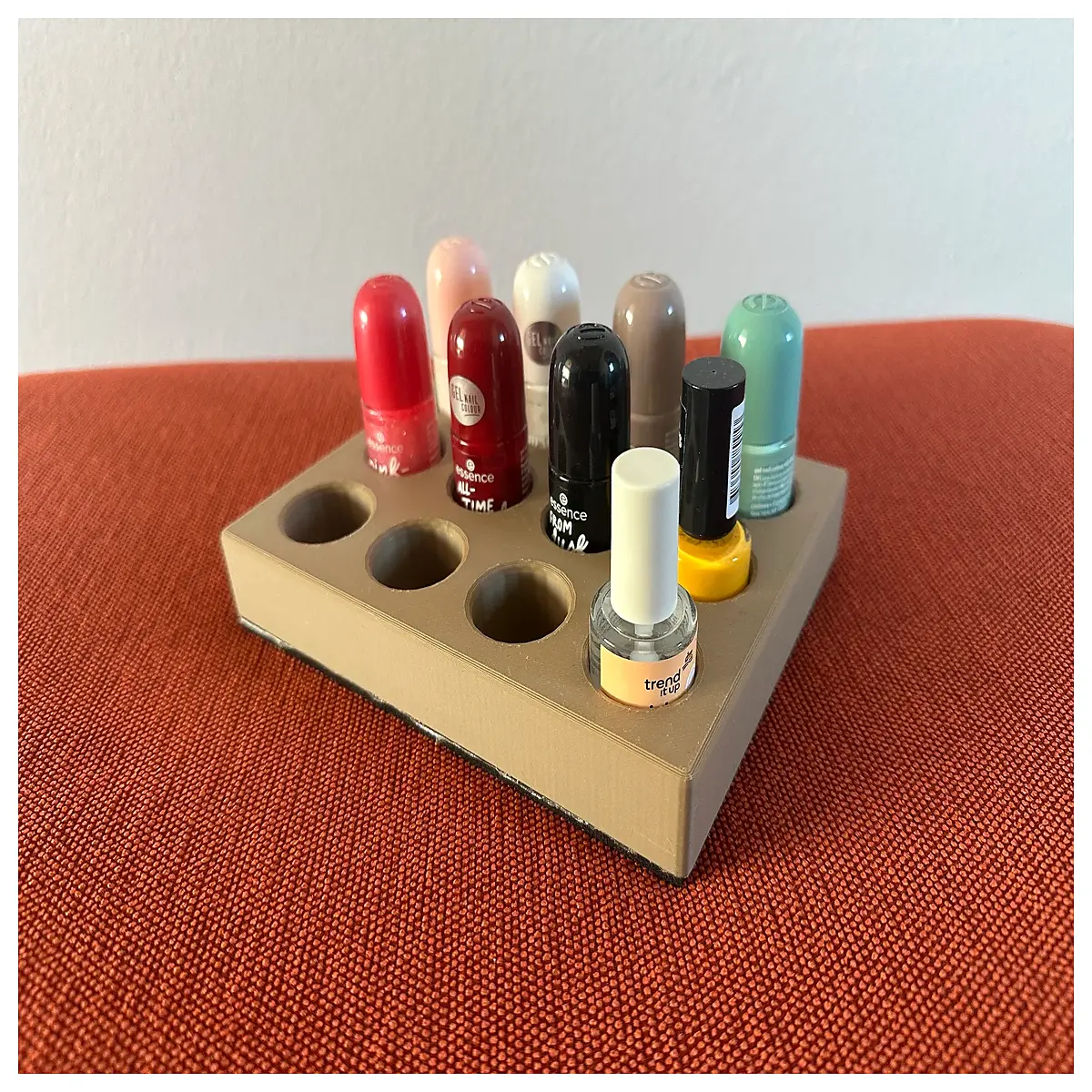 Nail Polish Organizer Stand Desktop Storage Rack for Nail Art Supplies for Nail Technicians Home Use Accessory Holder