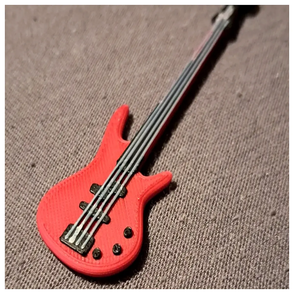 Bass Guitar Keychain Accessories Guitar Decoration Bass Guitar Charm Bass Player Gift Bass Guitar Parts