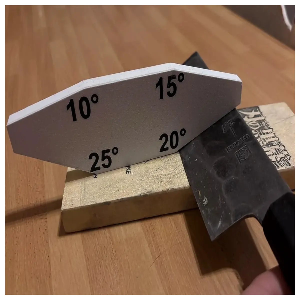sharpening angle guide block for whetstone sharpening tool precision bevel setter