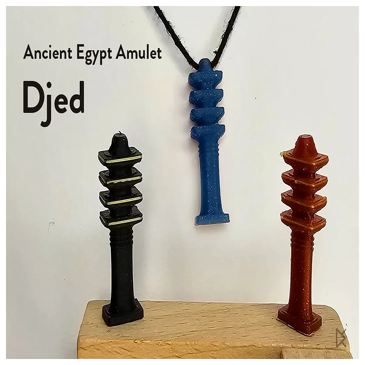 Ancient Egyptian Djed Ankh Charm Protection Amulet Religious Artifact Ritual Offering Egyptian Deity Festival Gift Ward Off Evil
