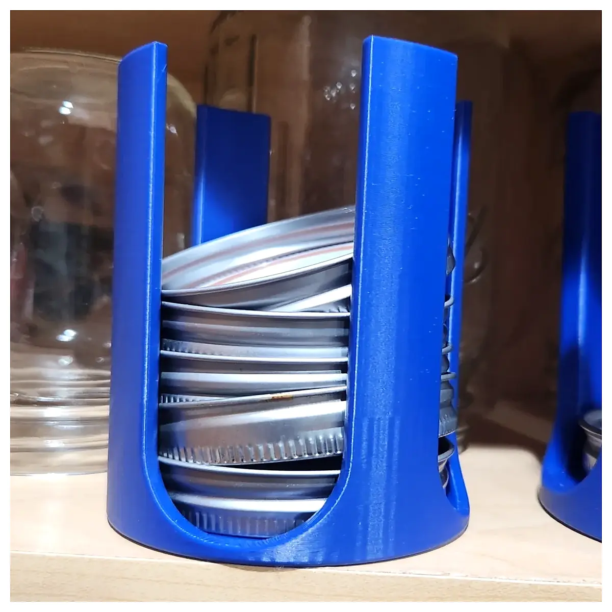 Mason Jar Lid Organizer Storage Rack Jar Lid Holder Kitchen Storage Accessories Canning Lid Stand