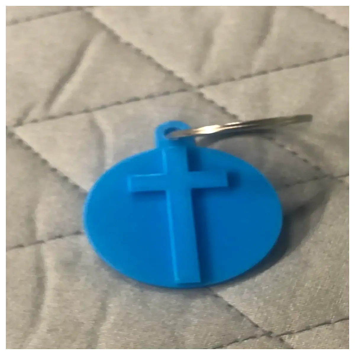 Crucifix Keychain Christian Symbol Religious Memorial Holy Bible Faith Gift