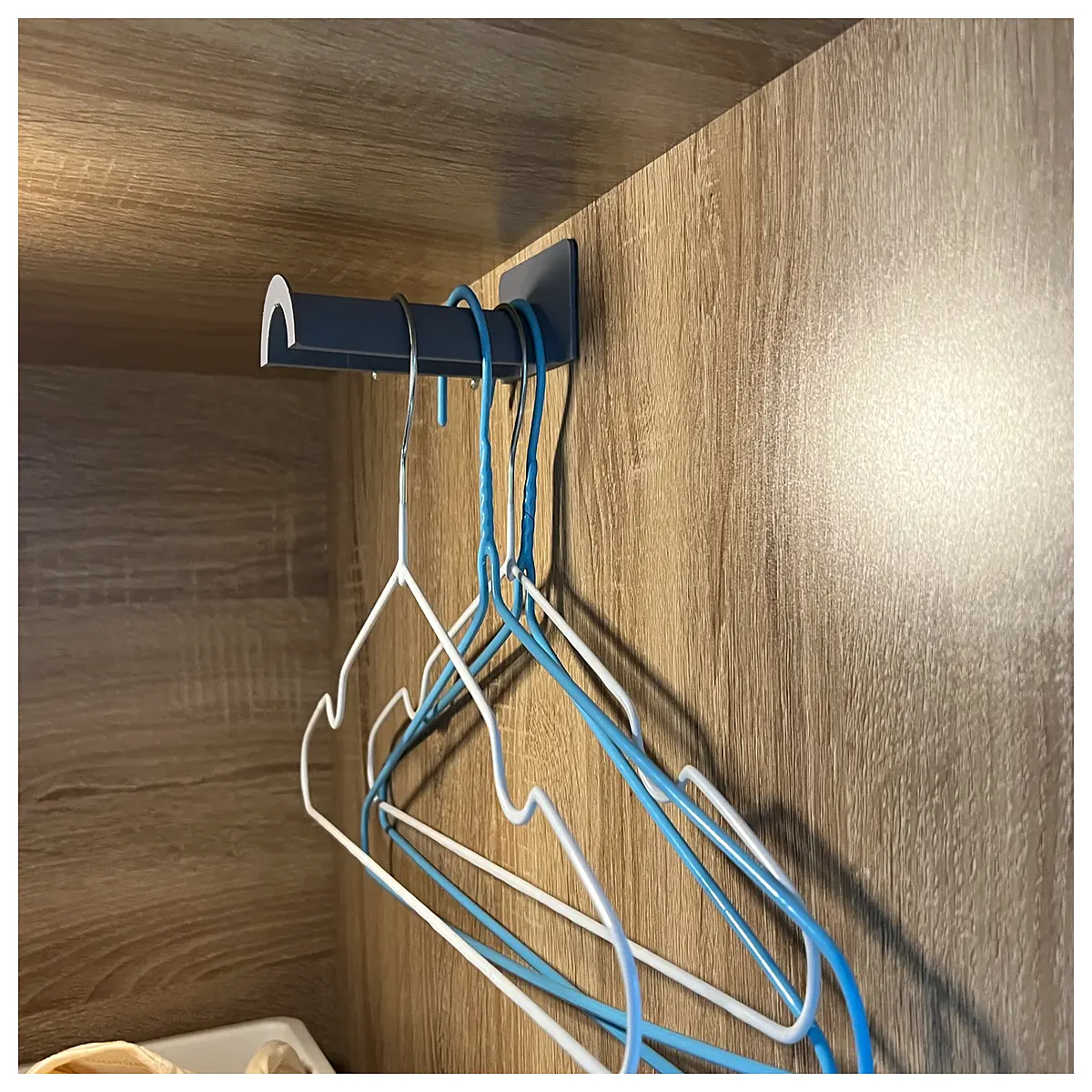 Hanging Hooks Shelf Organizer Wall Mounted Storage Bathroom Kitchen Multi Purpose Hooks Space Saving Organizer