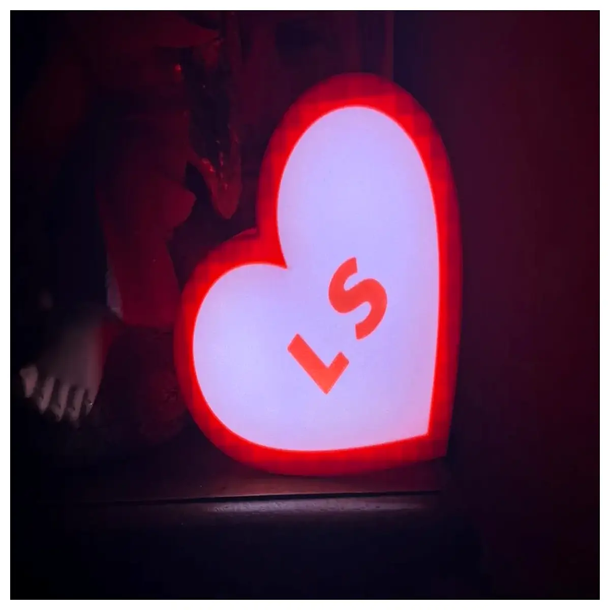 glowing shaped jewelry box with lights for romantic gifts romantic storage container for valentine s day box for rings necklaces