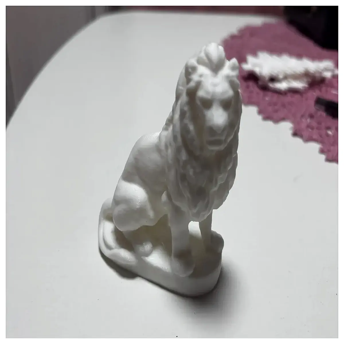 Lion Statue Sculpture Decorative Figurine Home Living Room Office Study Art Collection Lion Model