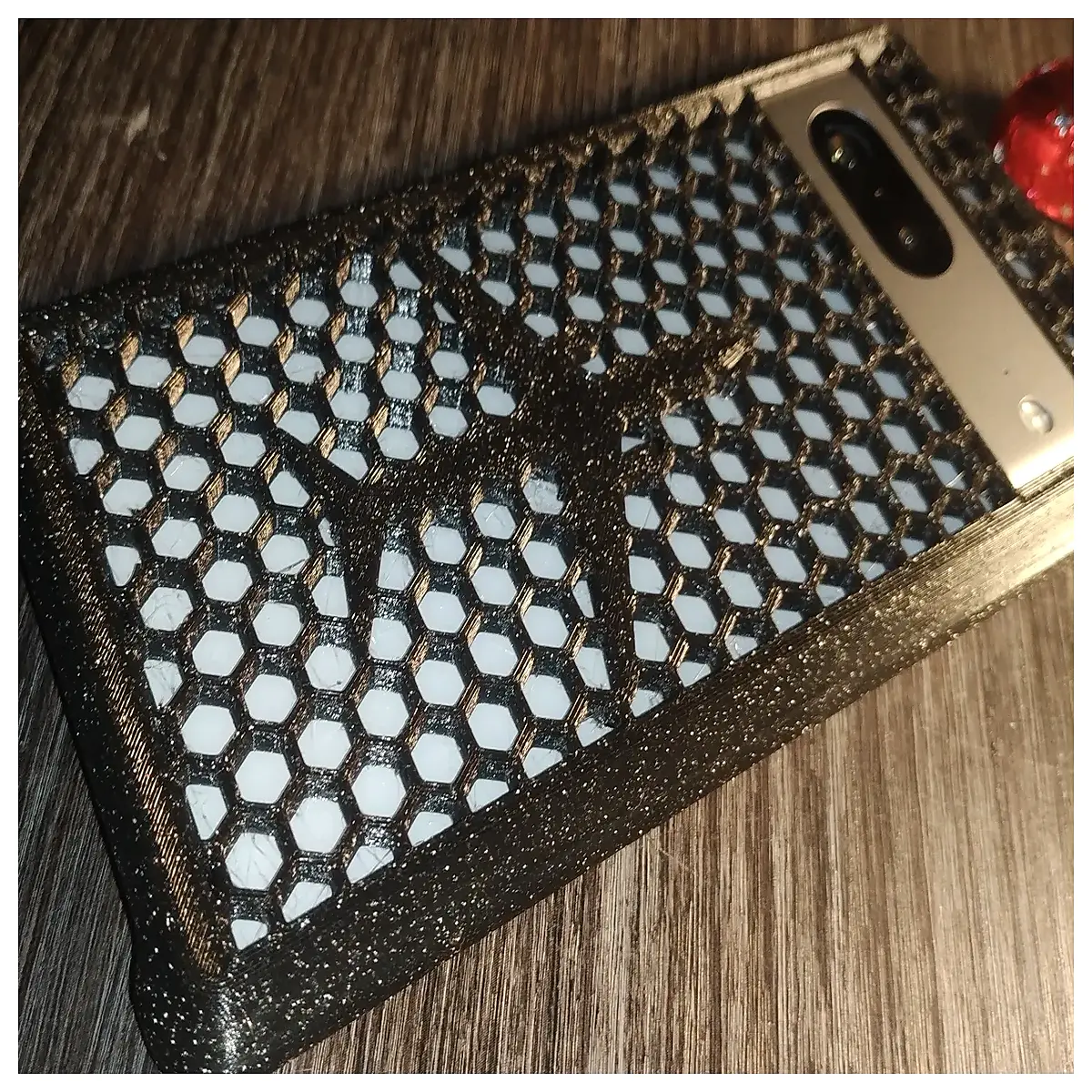 Pixel 7 Case Hexagonal Grid Back Cover Protective Case Phone Accessories Mobile Cover