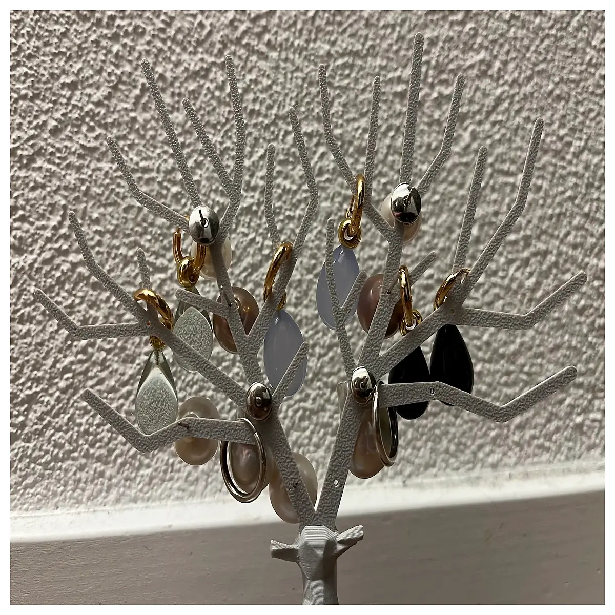 Deer Antler Earring Holder Display Stand for Hoops Elk Headpiece Animal Ear Accessories Jewelry Display Creative Gift