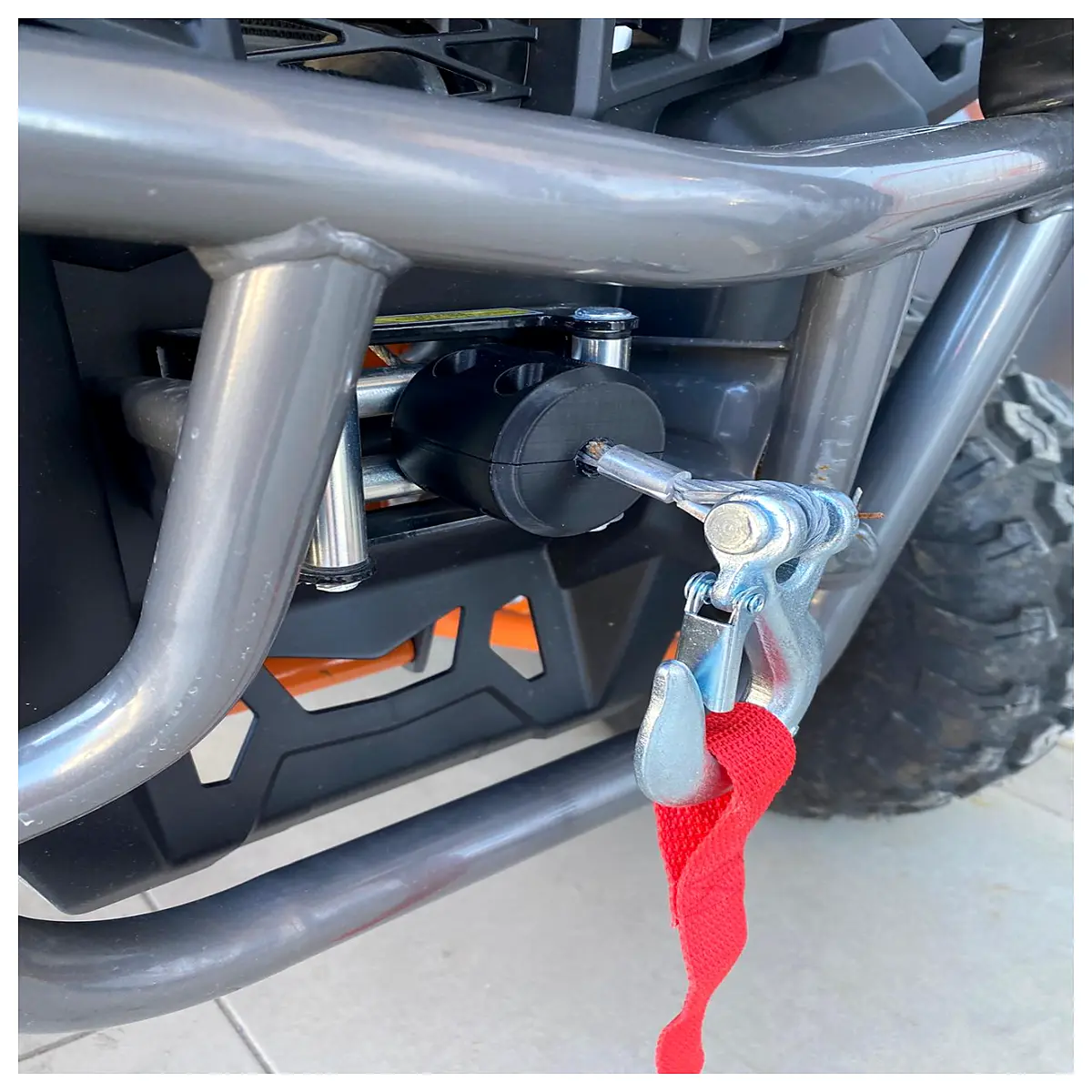 ATV Winch Anti Detachment Device Parts Enhance Traction Safe Off Roading Vehicle Accessories Winch Attachments Multi Function