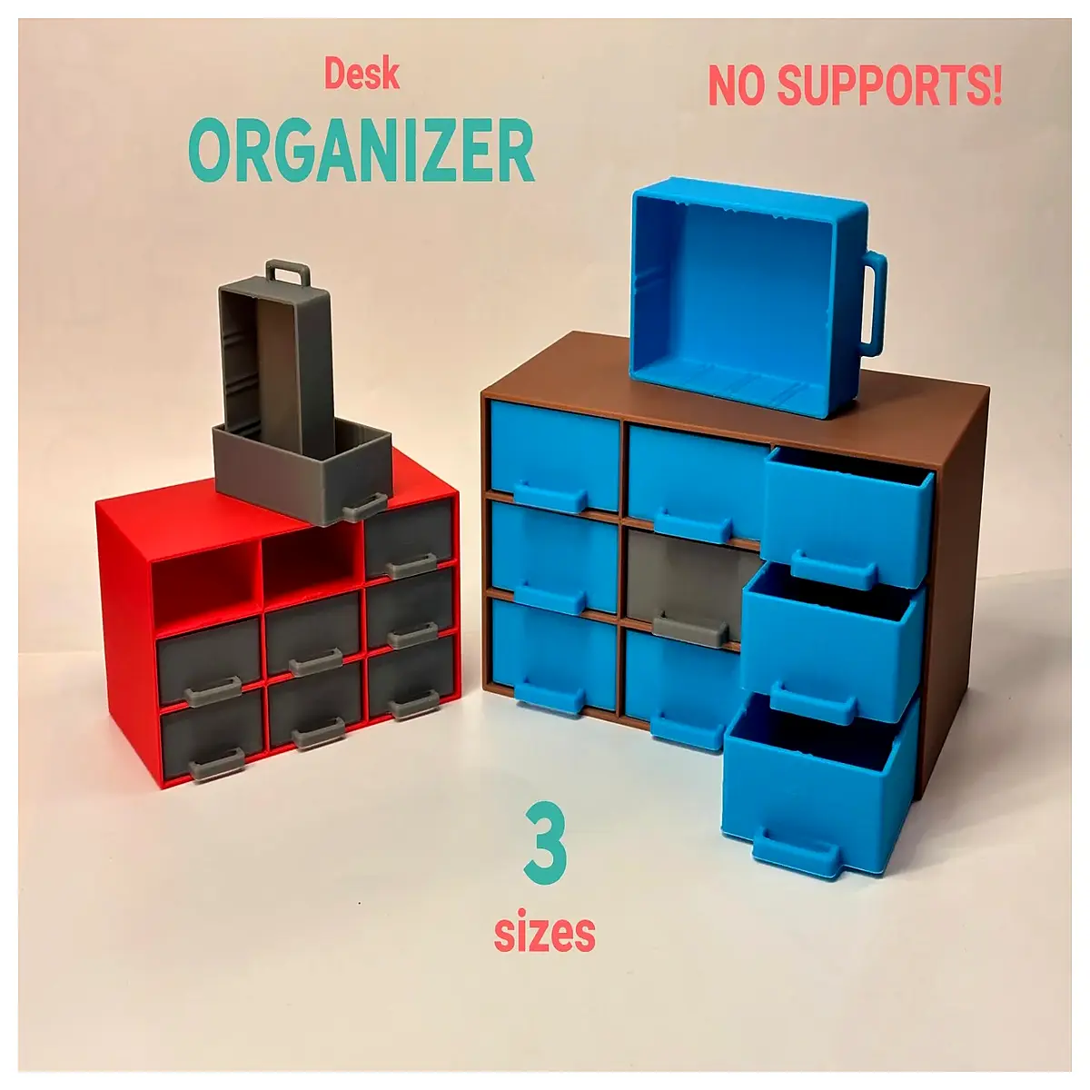 stackable desk organizer trays set of 3 for office supplies storage desktop accessories