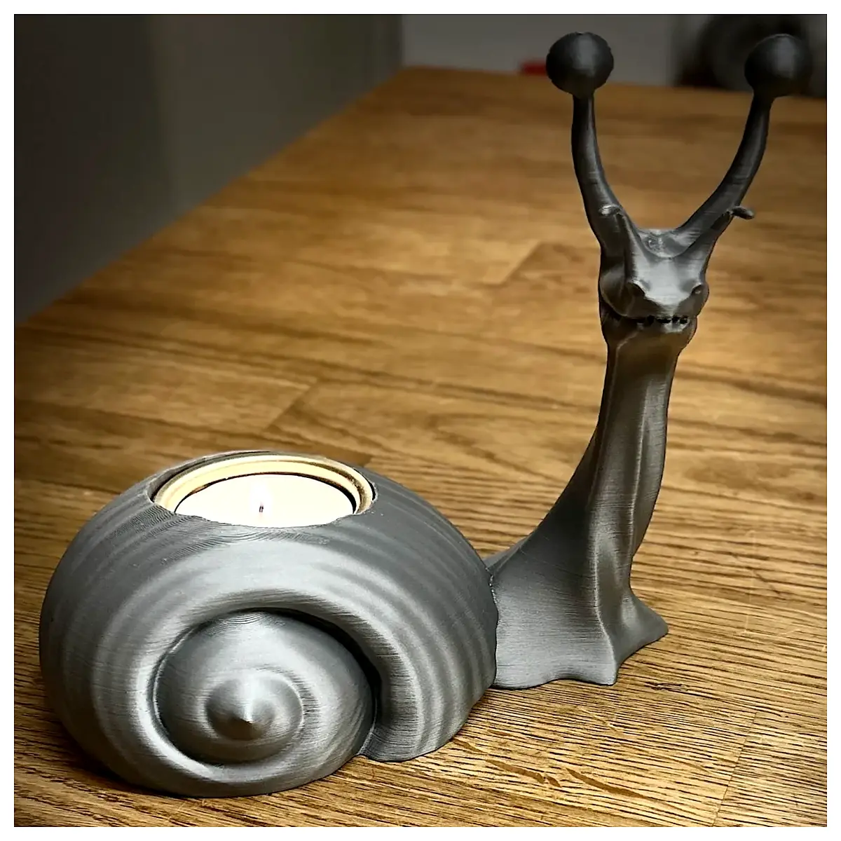 Candle Holder Snail Model Figurine Model Toys Desktop Decoration Display Piece Snail Collection Creative Home Decor
