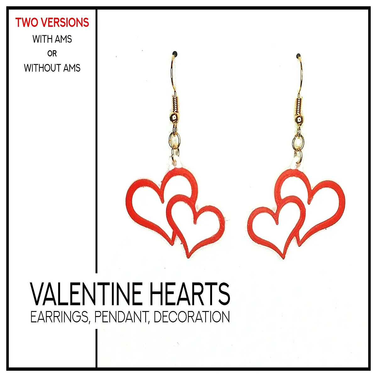 Valentine s Day Gift Earring Pendant Decoration Romantic Accessories Girlfriend Festive Surprise