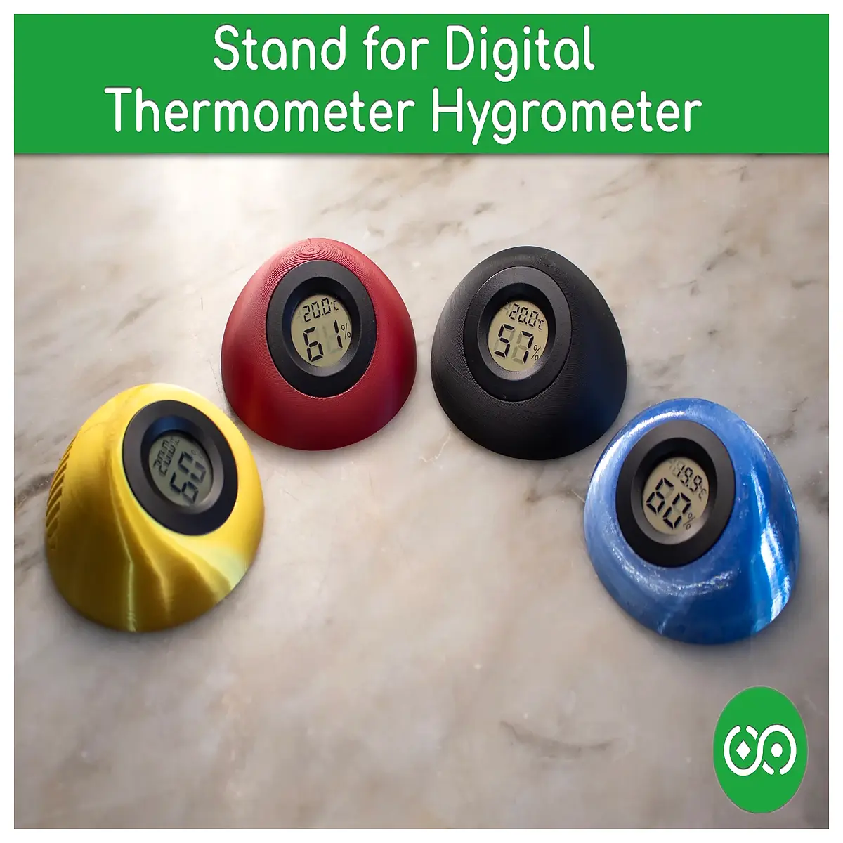 Digital Thermometer Holder Wall Mount Humidity Sensor Support Indoor Temperature Humidity Monitoring Bracket Accessory