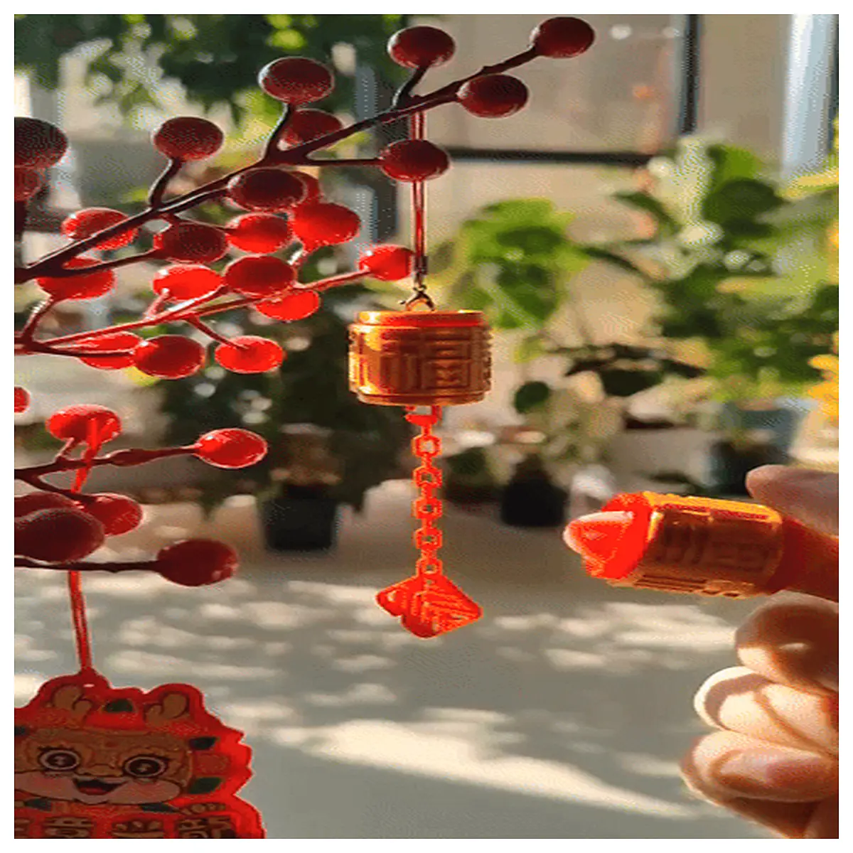 fu ru lun zhuan vol 2 lucky rotating ornament home decor blessing charm gift