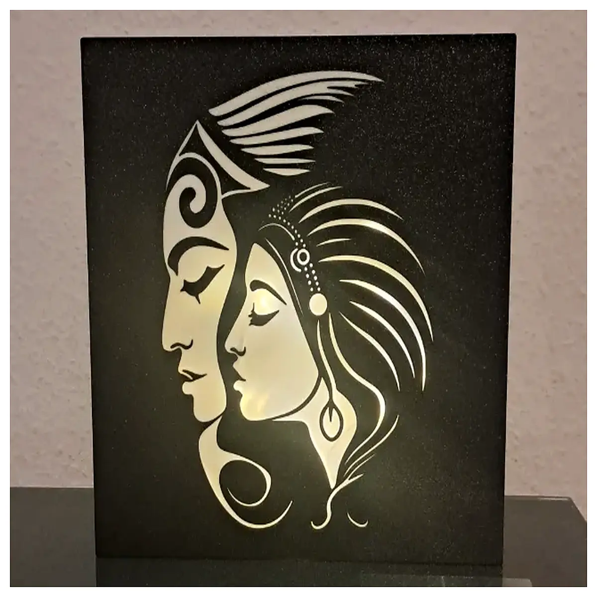 Native American Sign Decoration Art Interior Decor Wall Hanging Tribal Style Art Ornament Native Culture Decor