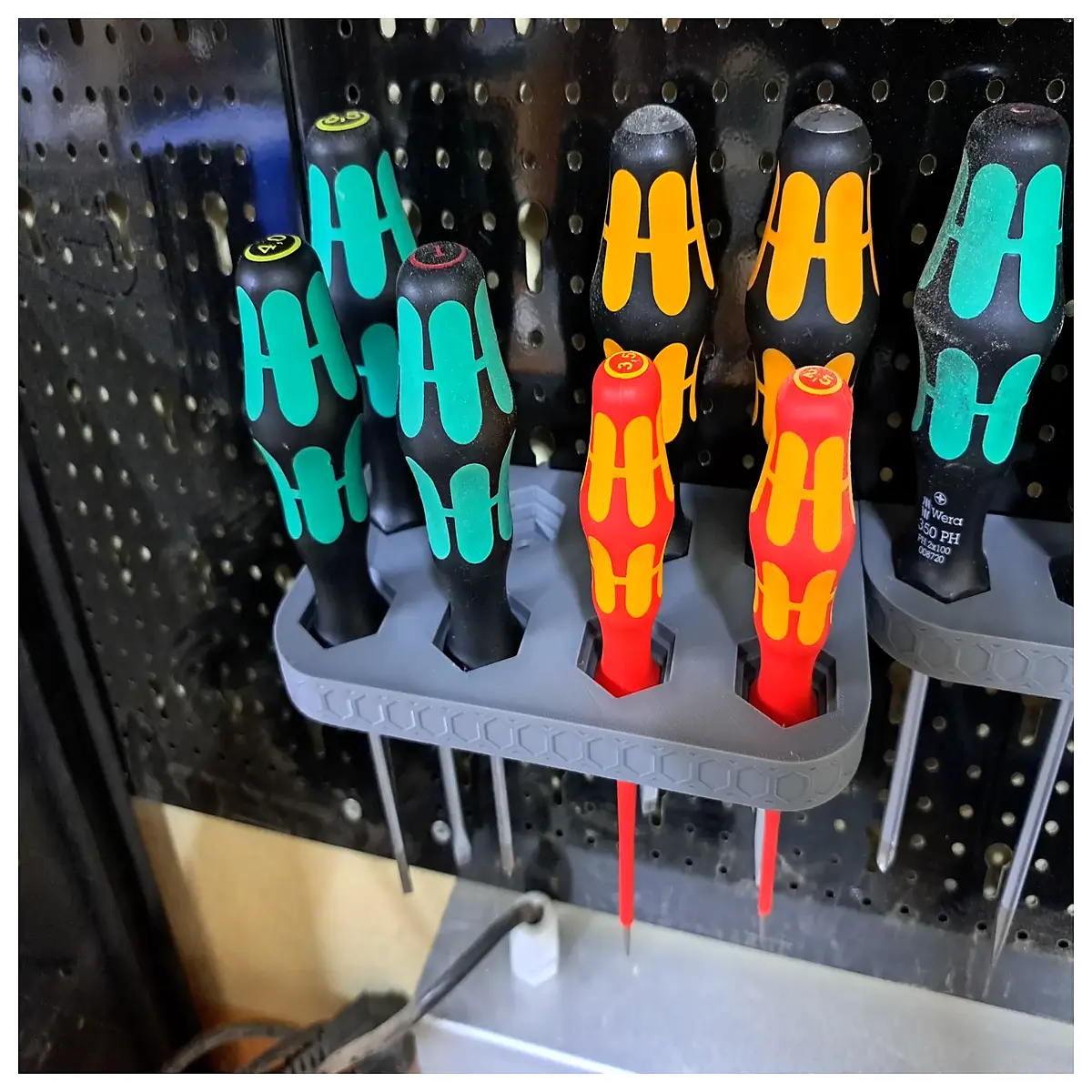 WERA Screwdriver Organizer Wide Format Storage Rack Screwdriver Tool Holder Fastening Parts Storage DIY Repair