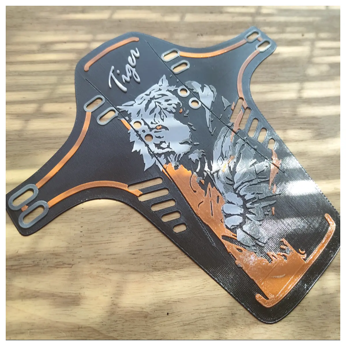tiger stripe mudguards bike cycling accessories anti splash protective gear