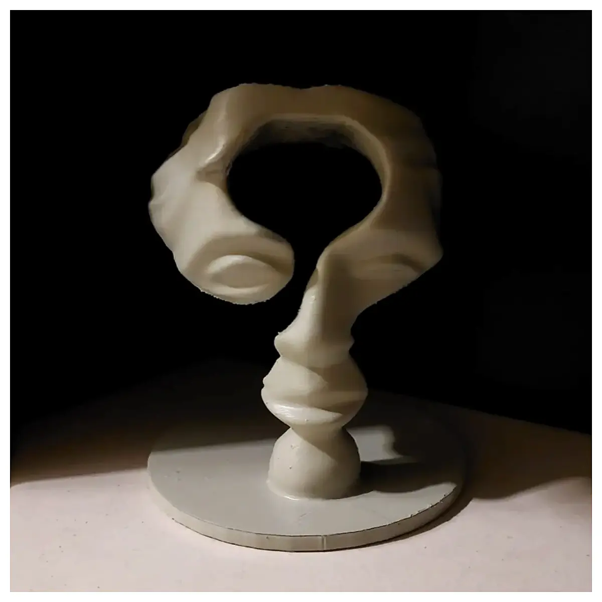 Sculpture Question Mark Art Abstract Figurine Decoration Modern Design Art Collectible