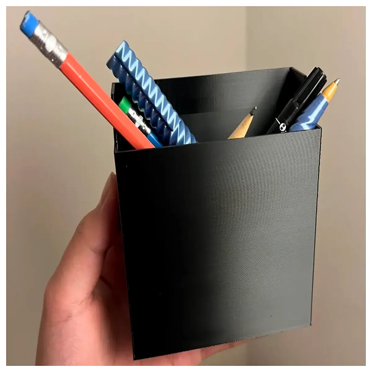 Pencil Case Simple Design Student Stationery Pencil Holder Easy Pen Organizer Drawing Painting Study Supplies Multi functional
