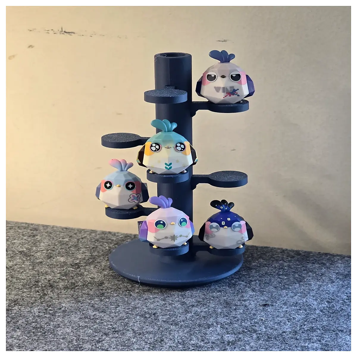 Star Rail Origami Little Bird Big Tree Model Set Fallen Star Collection Paper Model Collectible Toy Desktop Decoration