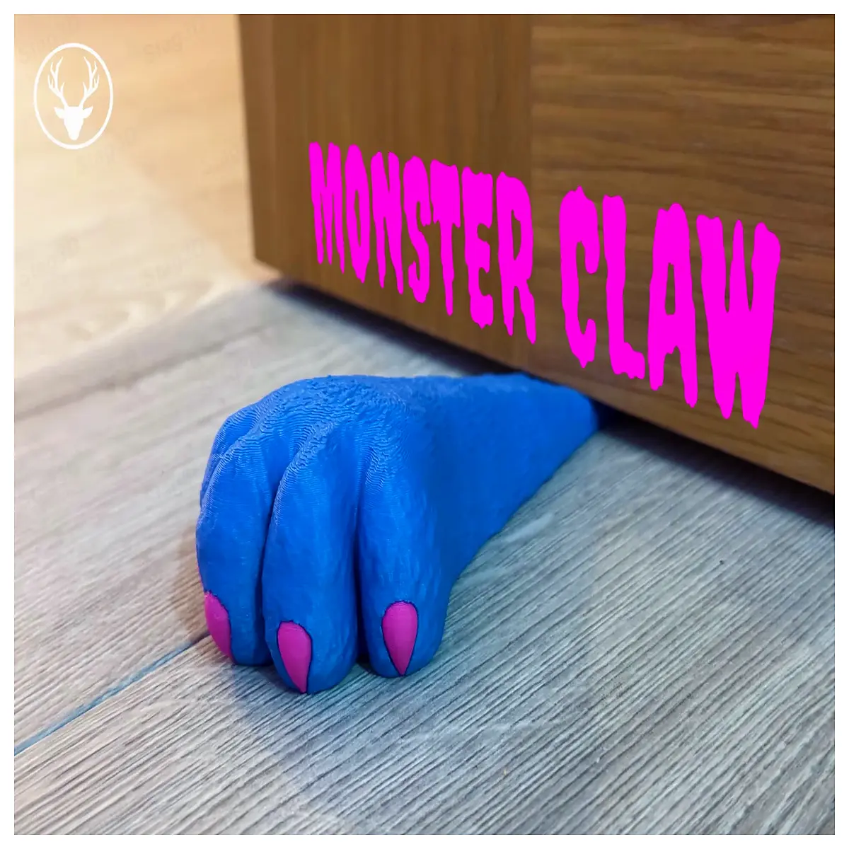 cute claw door stopper duty rubber floor protector for kids room anti slam wall guard