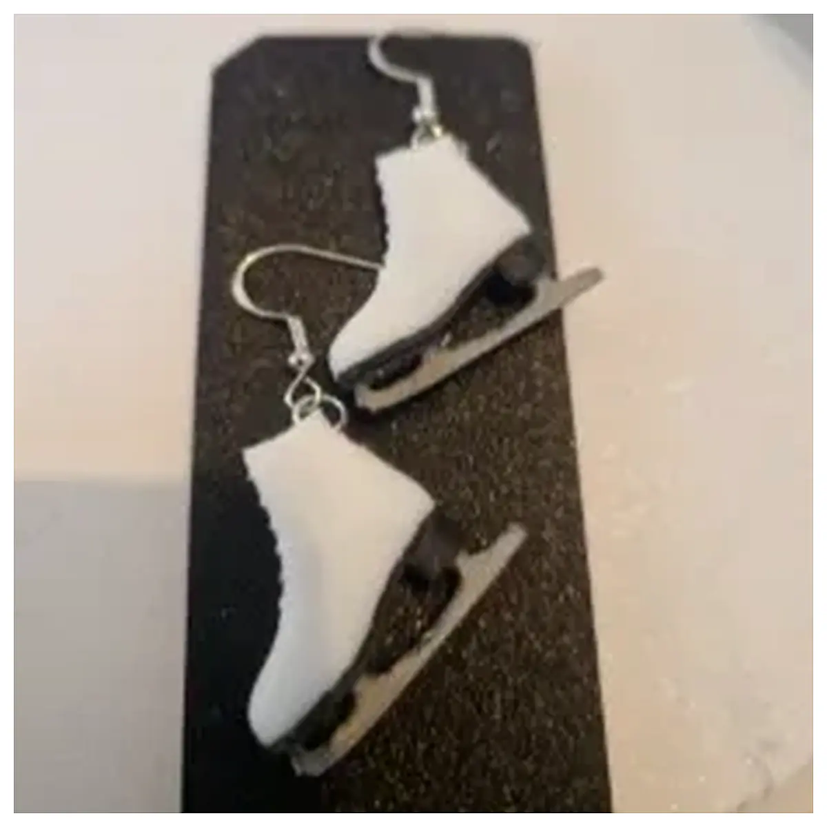 Ice Skate Earrings Skating Accessories Ice Decoration Ice Skating Gear Winter Sports Components
