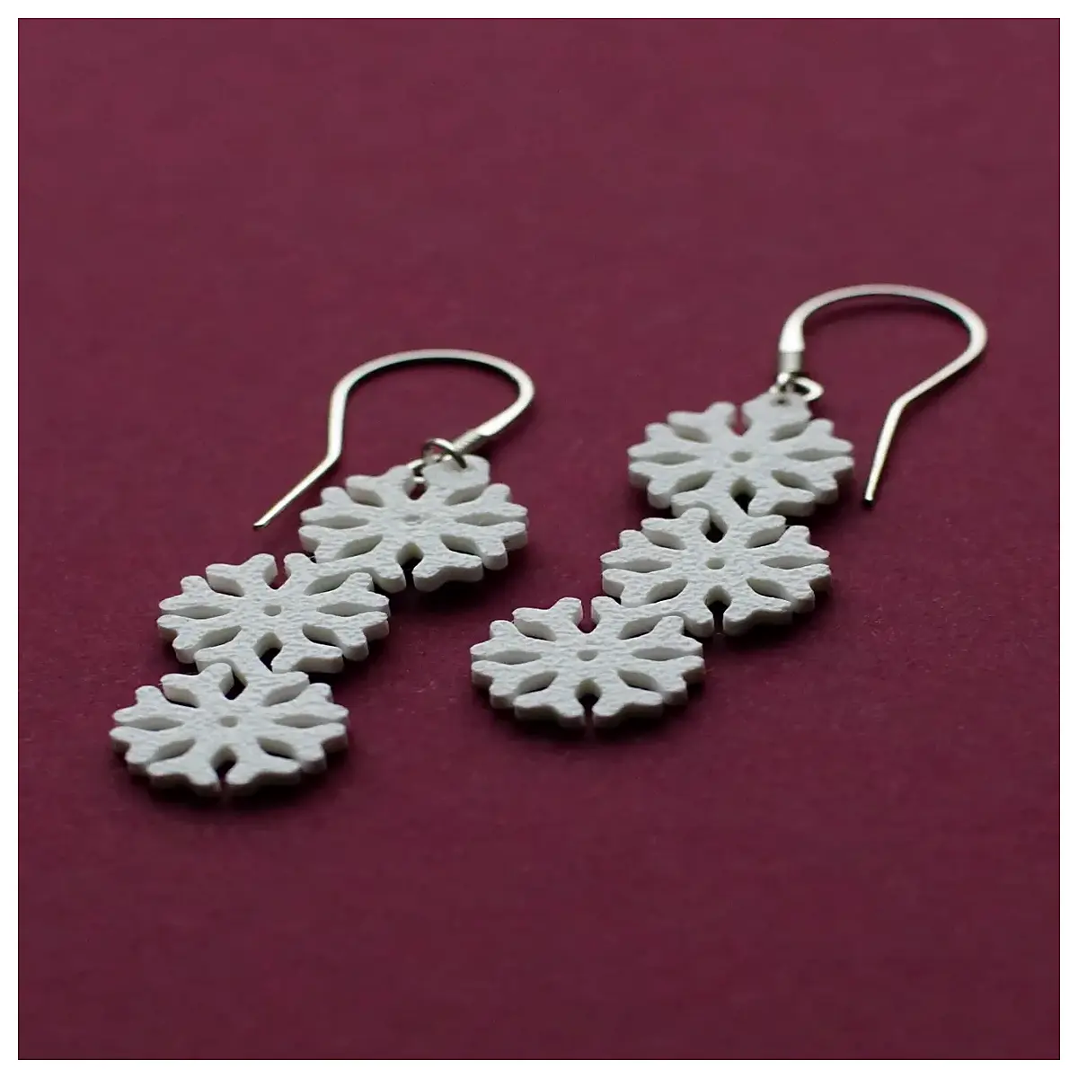 Snowdrop Earrings Women s Style Snowflake Stud Earrings Artificial Snow Earrings Elegant Fashion Jewelry Winter New Arrivals