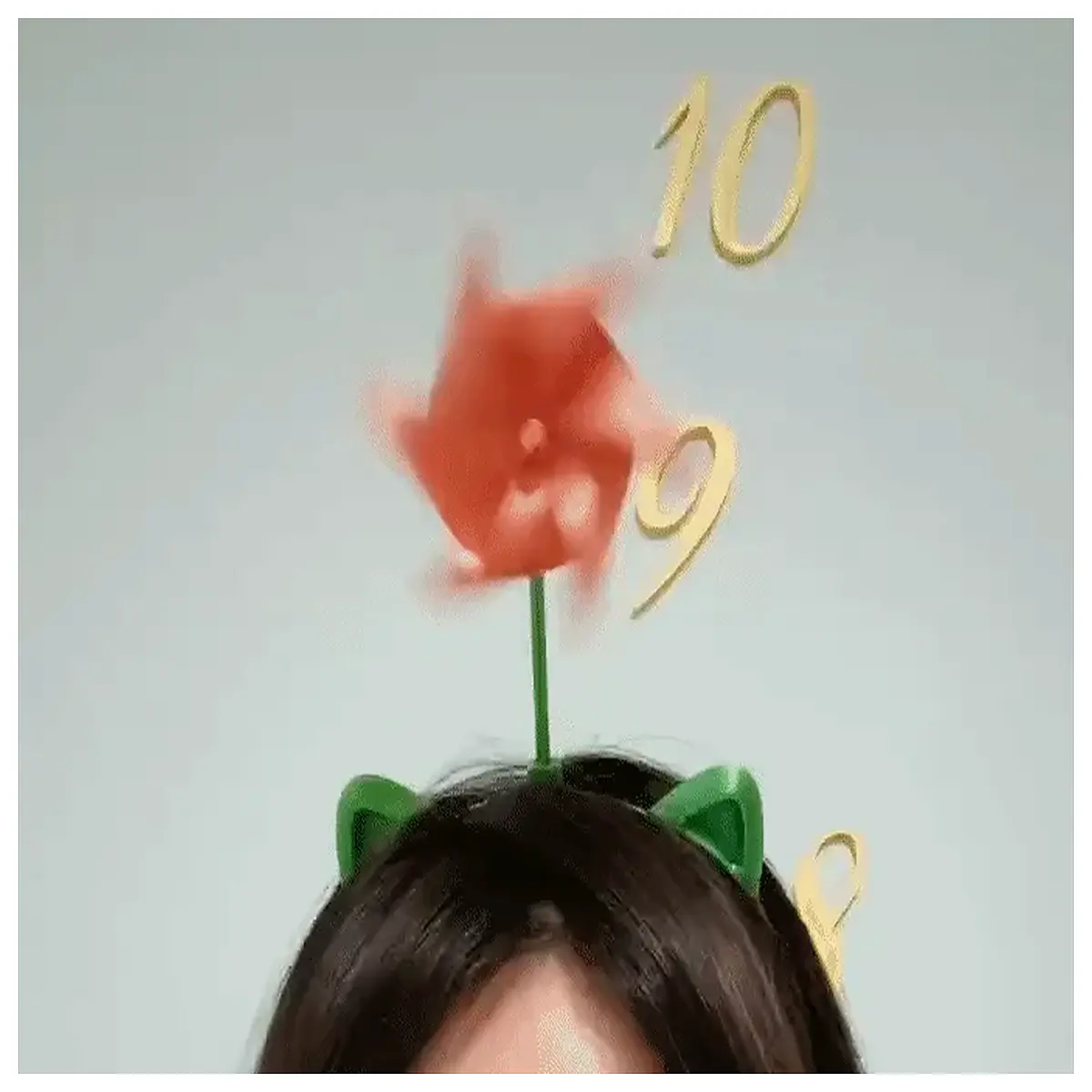 Headwind Chime Hairband Girls Rotating Wind Chime Hair Accessories Kids Hairband Dance Decoration Festival Gift Realistic Wind Chime Headpiece