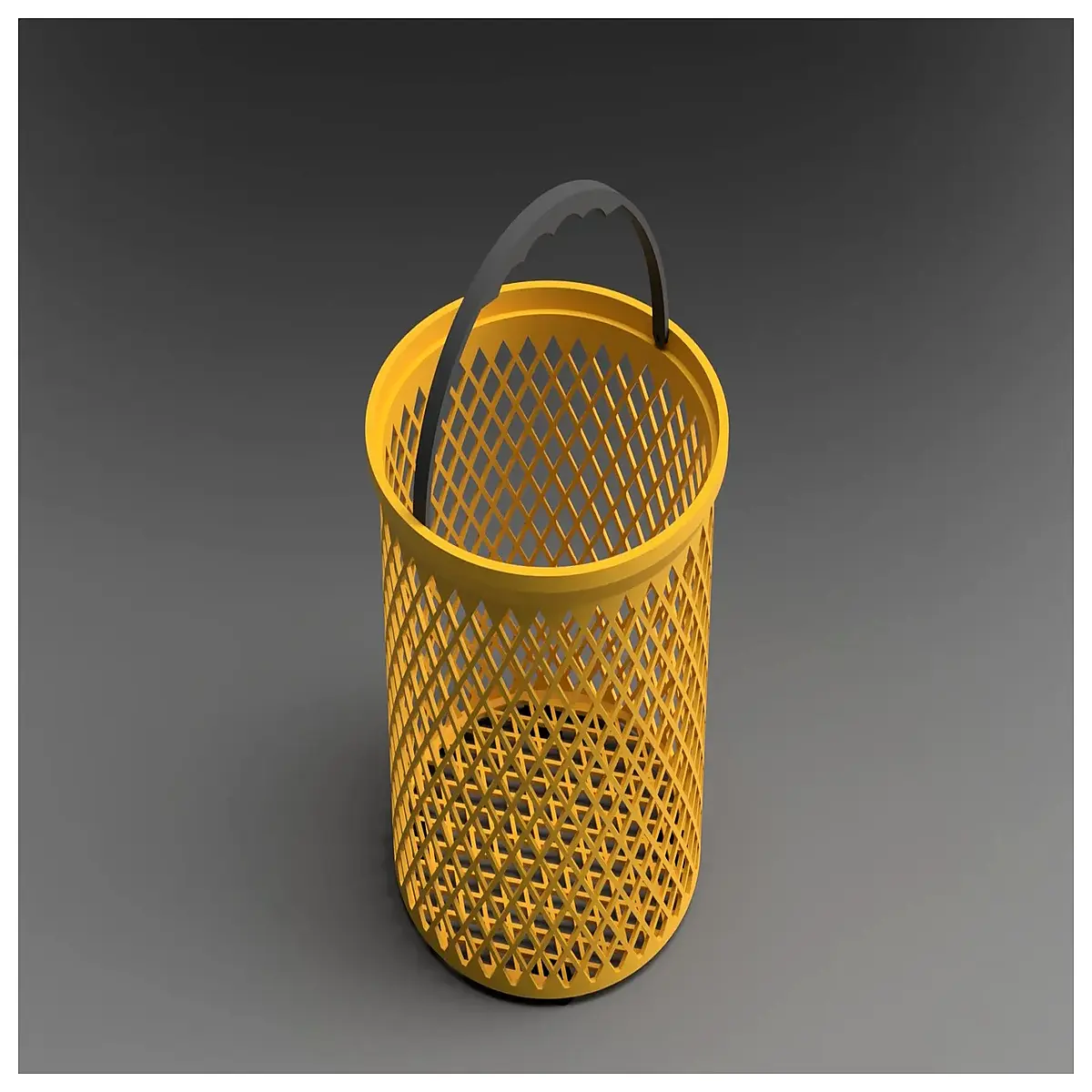 Bucket Basket with Handle Cutting Tool Jewelry Making Polishing Bucket