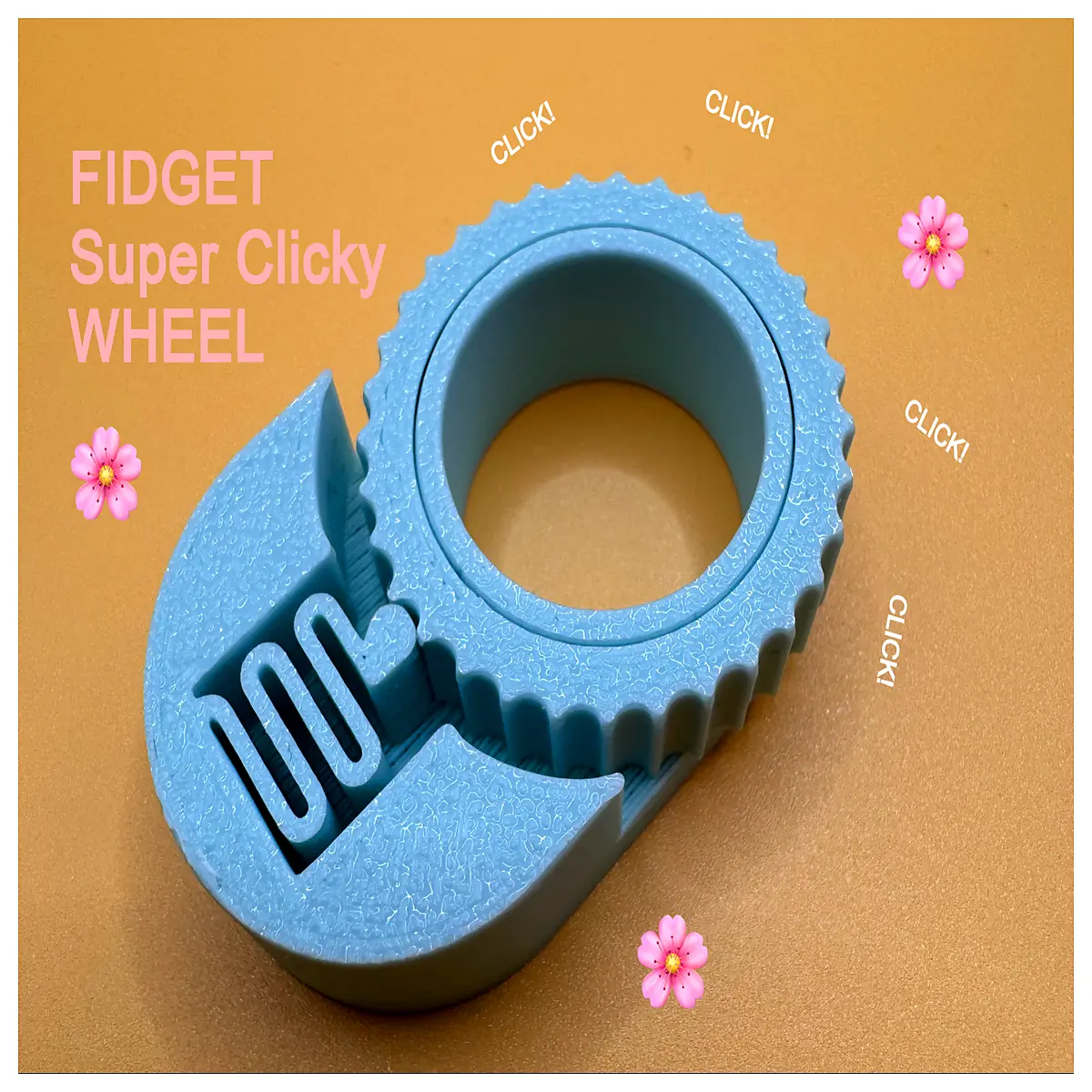 Super Kakada Stress Spinner 20 Min Printing Fidget Toy Anxiety Relief Enhancement Brain Teaser