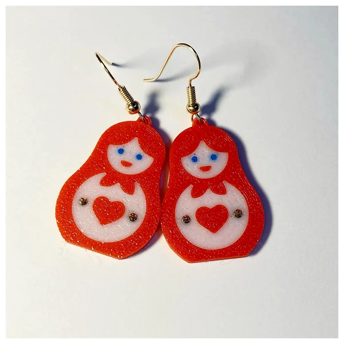 Matryoshka Earrings Women s Set Traditional Russian Dolls Jewelry Gift Festival Decoration Ethnic Charm Ear Hooks