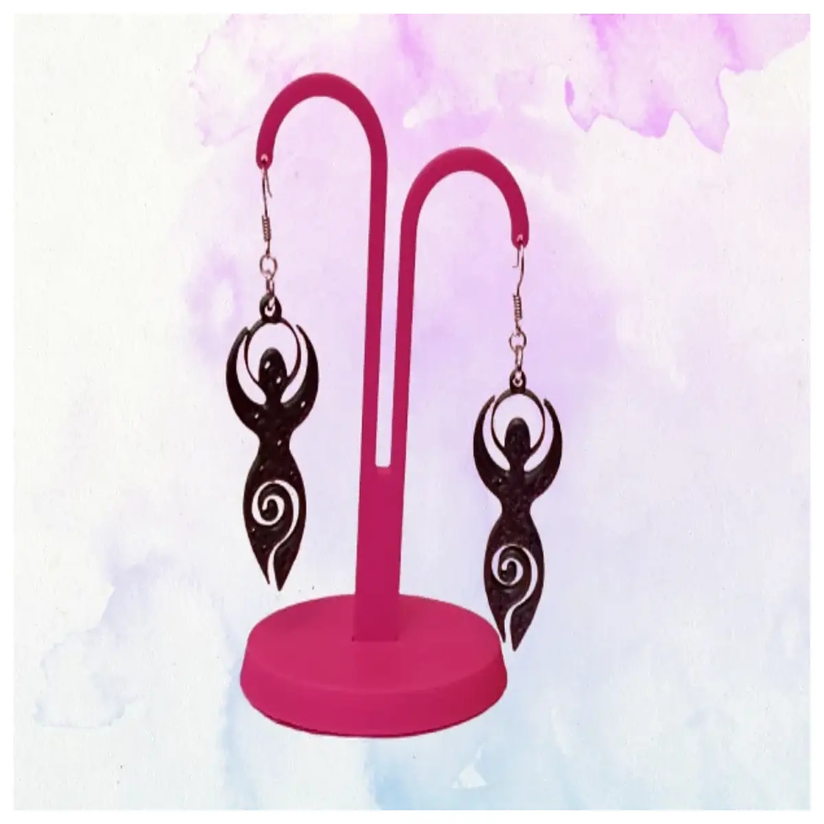 Spiral Goddess Earrings Women s Elegant Hair Clips Graceful Decoration Rotating Earring Elegant Gift Festival Surprise
