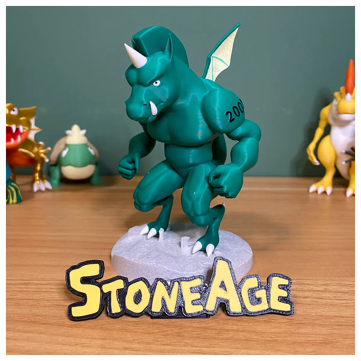Paleolithic Beast Year Zima Year Commemorative Items Gregrio Collectibles Art Figurine Desk Decoration Gift Collection