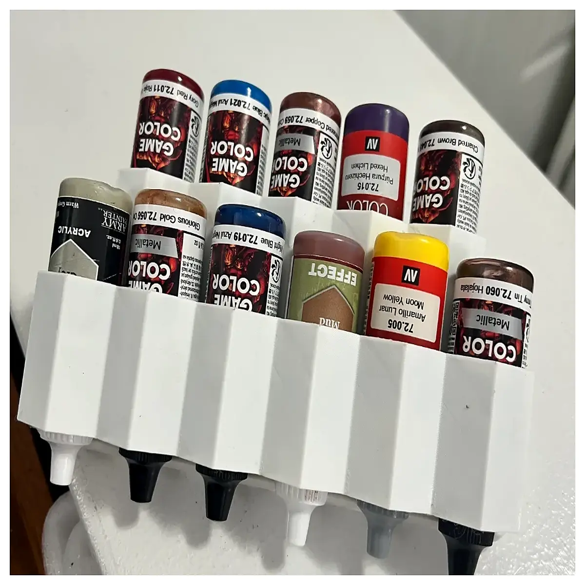gridfinity angled dropper bottle holder modular storage organizer for lab pipettes and essential oil vials