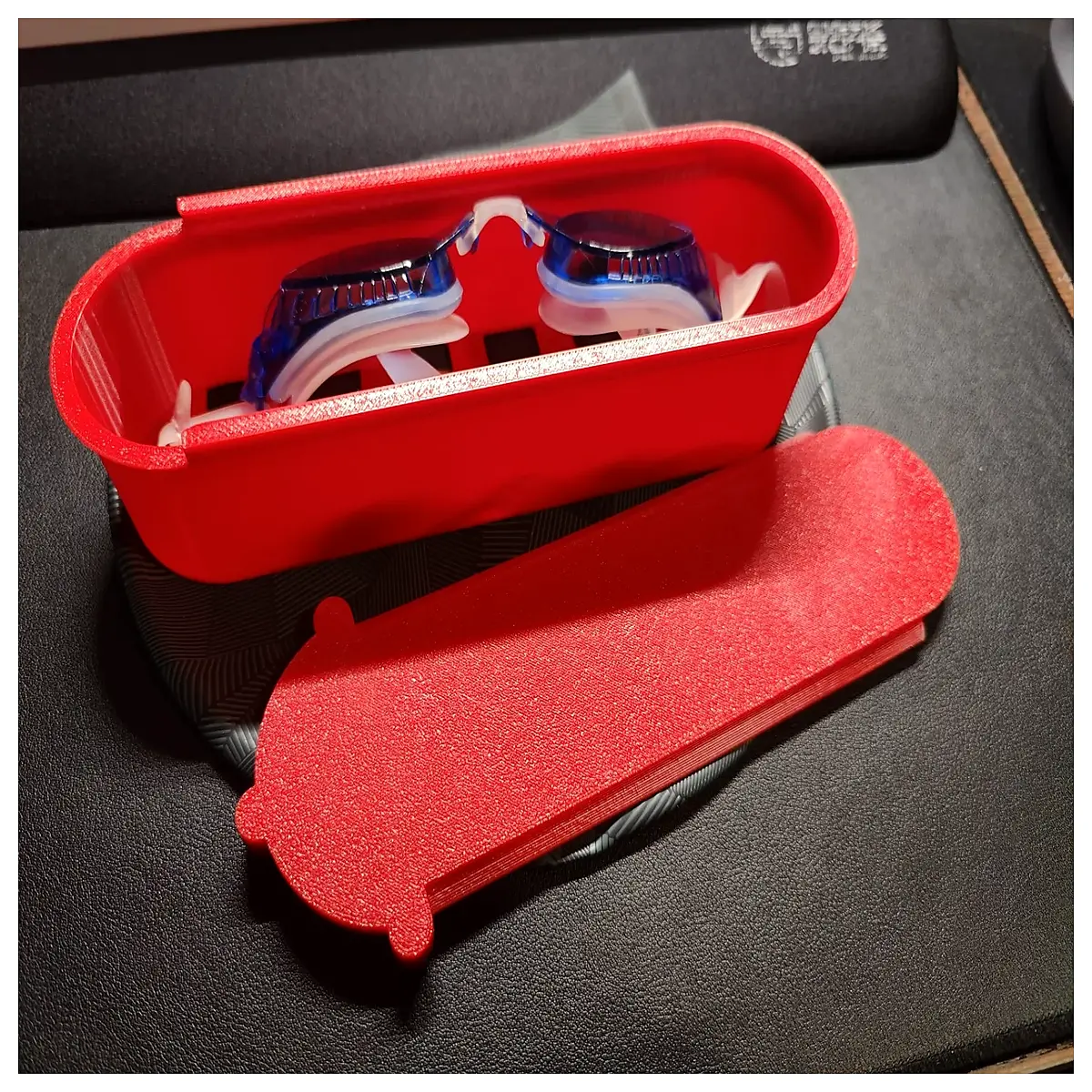 Goggle Storage Box Sliding Type Dive Gear Organizer Swimming Accessory Case Pool Toy Storage
