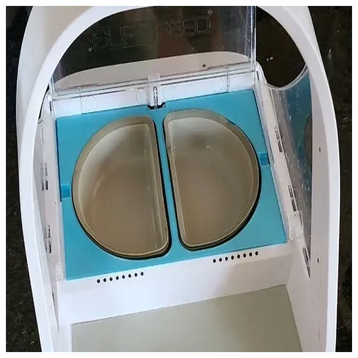 Surefeed Pet Feeder Divider Bowl Automatic Feeder Dog Cat Food Dispenser Feeding Mat Pet Supplies Feeding Accessories