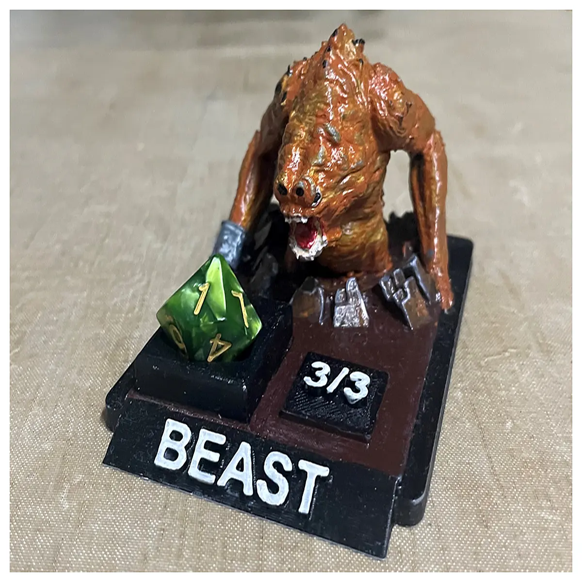 MTG 3D Creature Figures Model Toys Biological Collection Desktop Games Character Models Realistic 3D Creatures