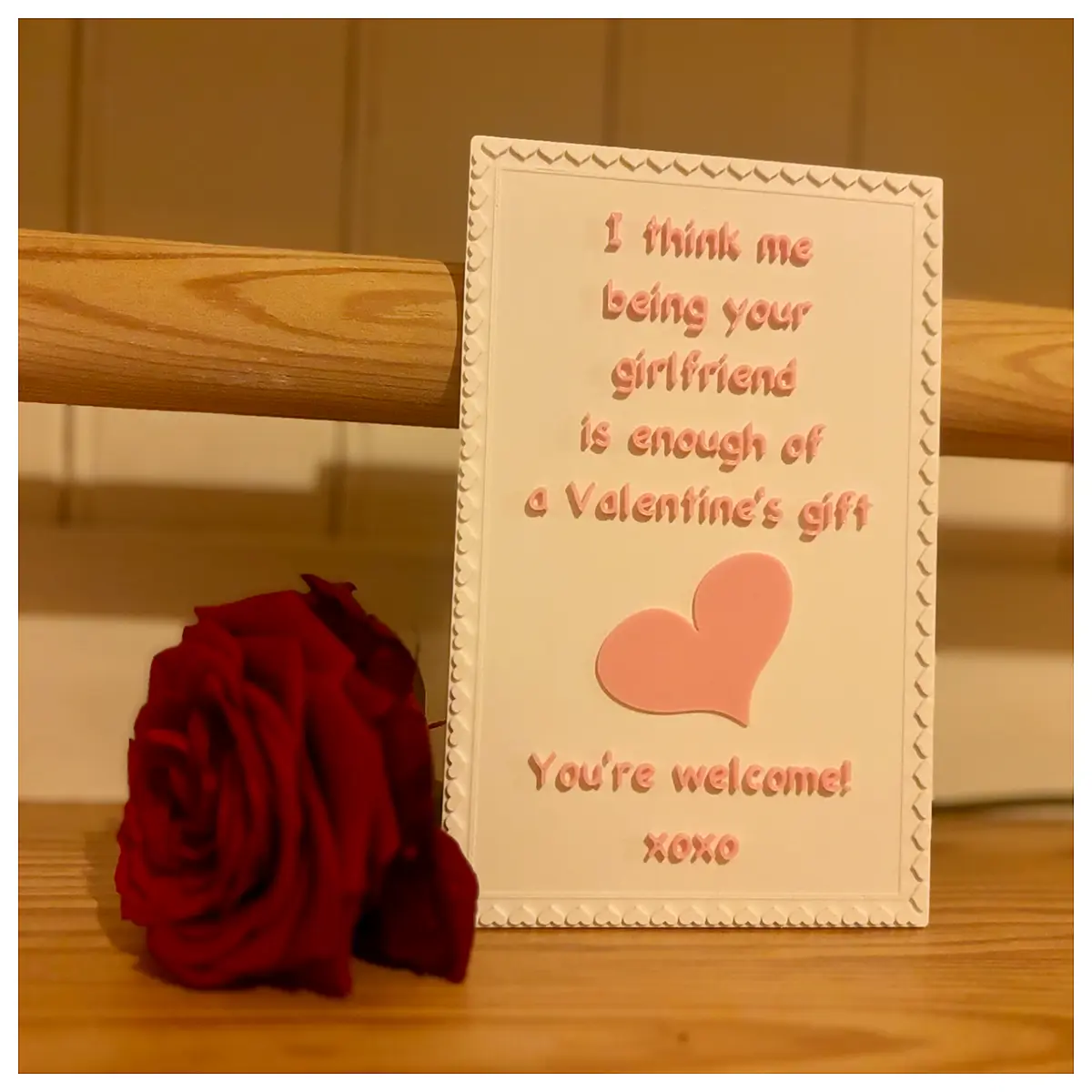Valentine s Day Card Girlfriend Romantic Wishes Anniversary Card Gift Express Feelings Sweet