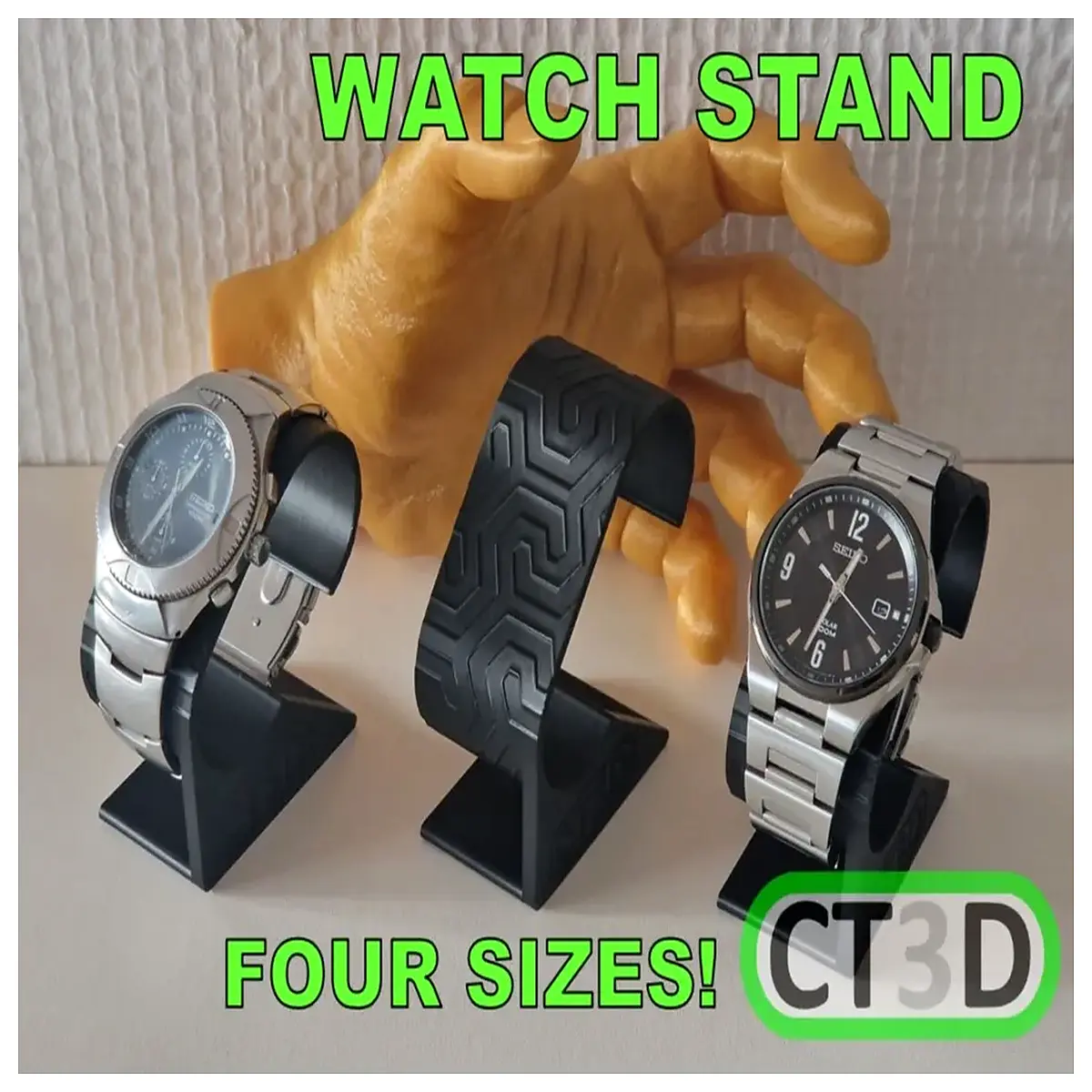 d Watch Stand Display Case Dial Collection Showcase Multiple s Available