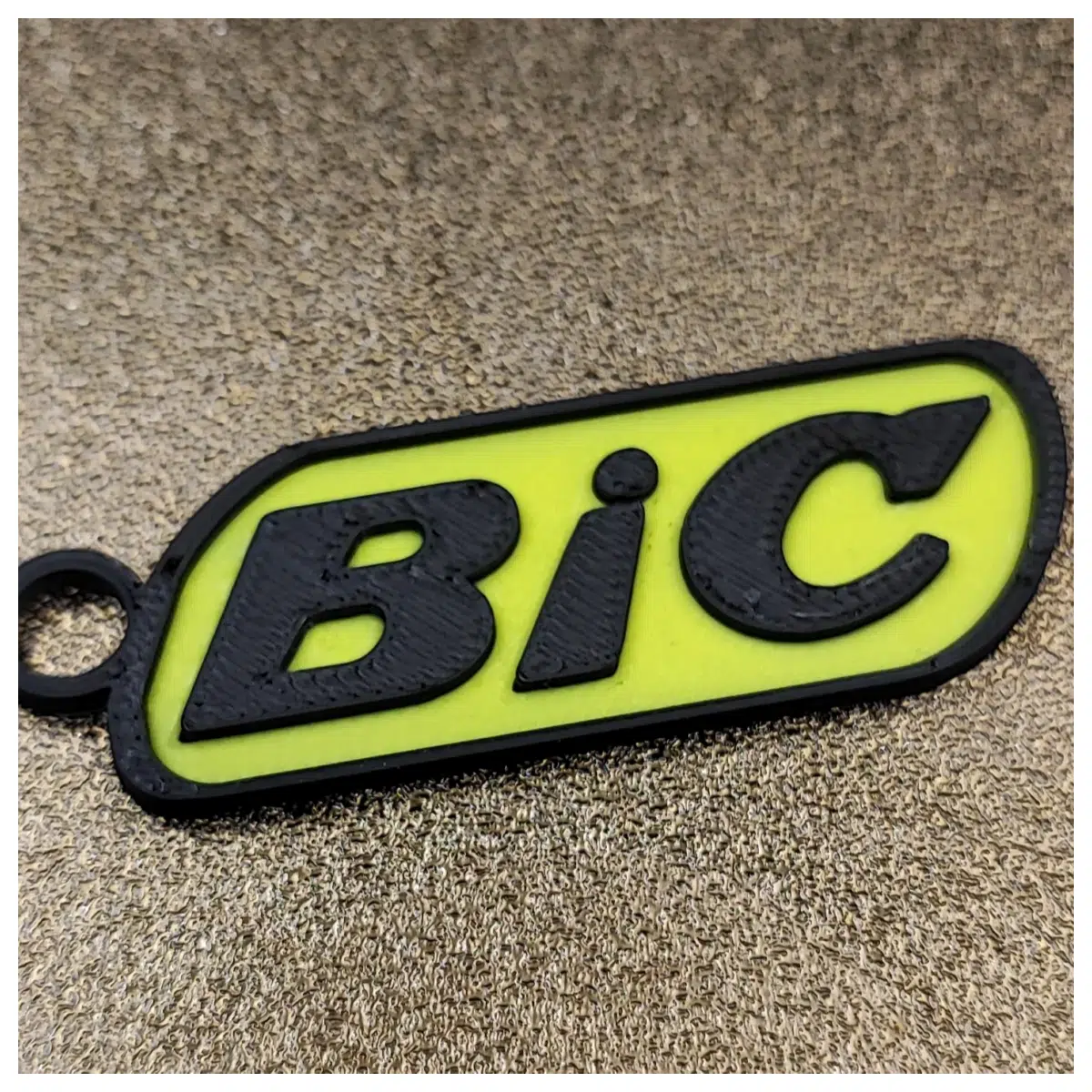 BIC Pen Keychain Writing Accessory Pen Cap Holder Office Supply Decoration Gift Pen Chain Parts