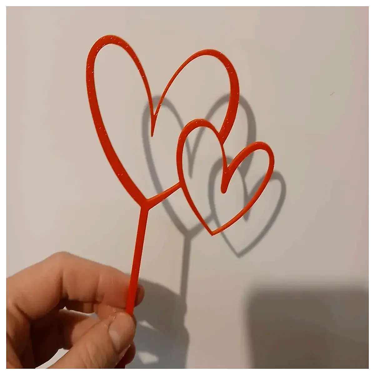valentine s day cake toppers hearts romantic dessert decorations for couples red pink shaped edible picks