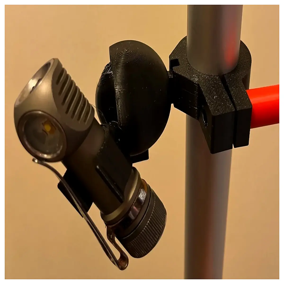 25mm Ball Head Rod Clamp Spotlight Mount Photography Support Stabilizer Phone Holder Video Accessories