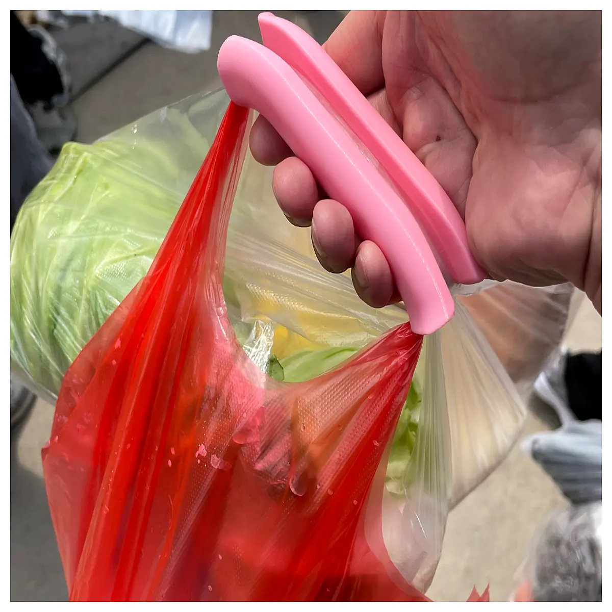 anti cut plastic bag handles protectors finger savers soft grip inserts for shopping bags