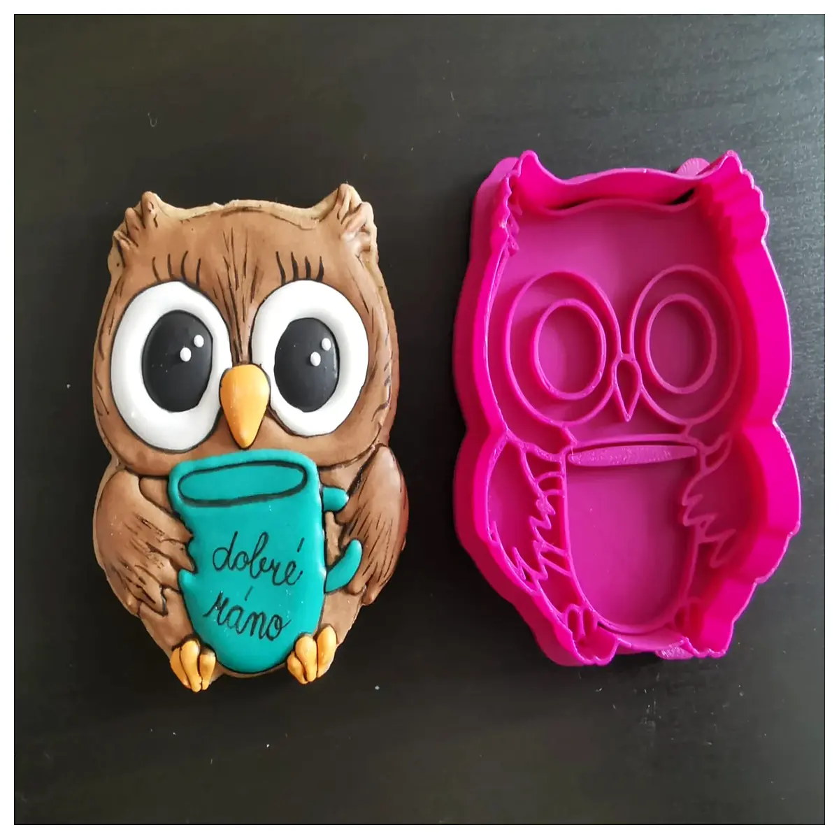 owl shaped cookie cutter set stainless steel baking molds for kids party decorations