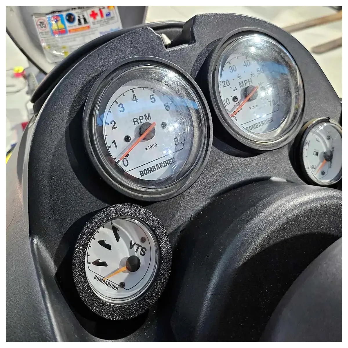 Ski Dashboard Cover Watercraft Parts Accessories Instrument Panel Housing Boat Trim Pieces Ski Components