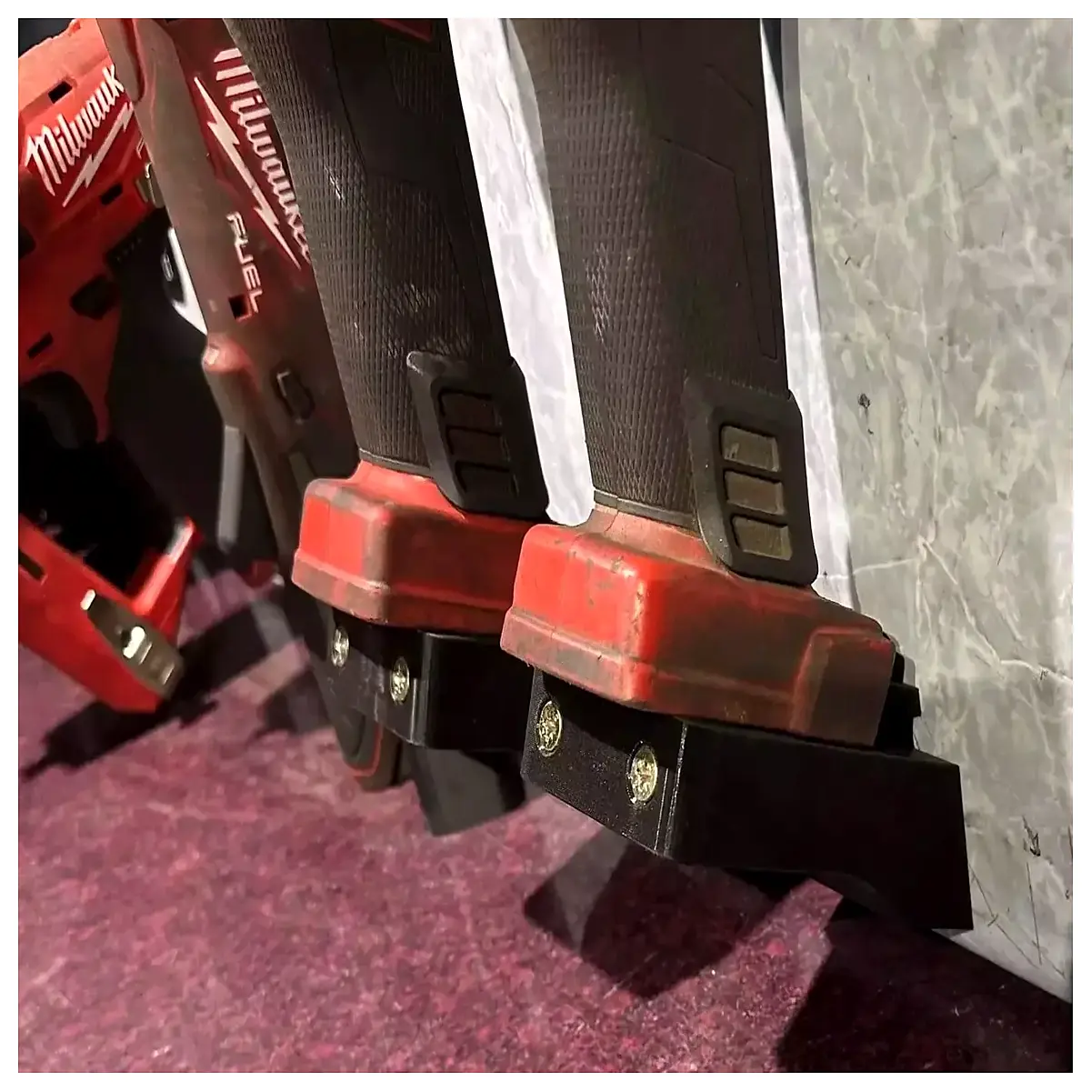 M18 Tool Rack 60 Degree Angle Storage System Battery Stand Tool Organizer Quick Install
