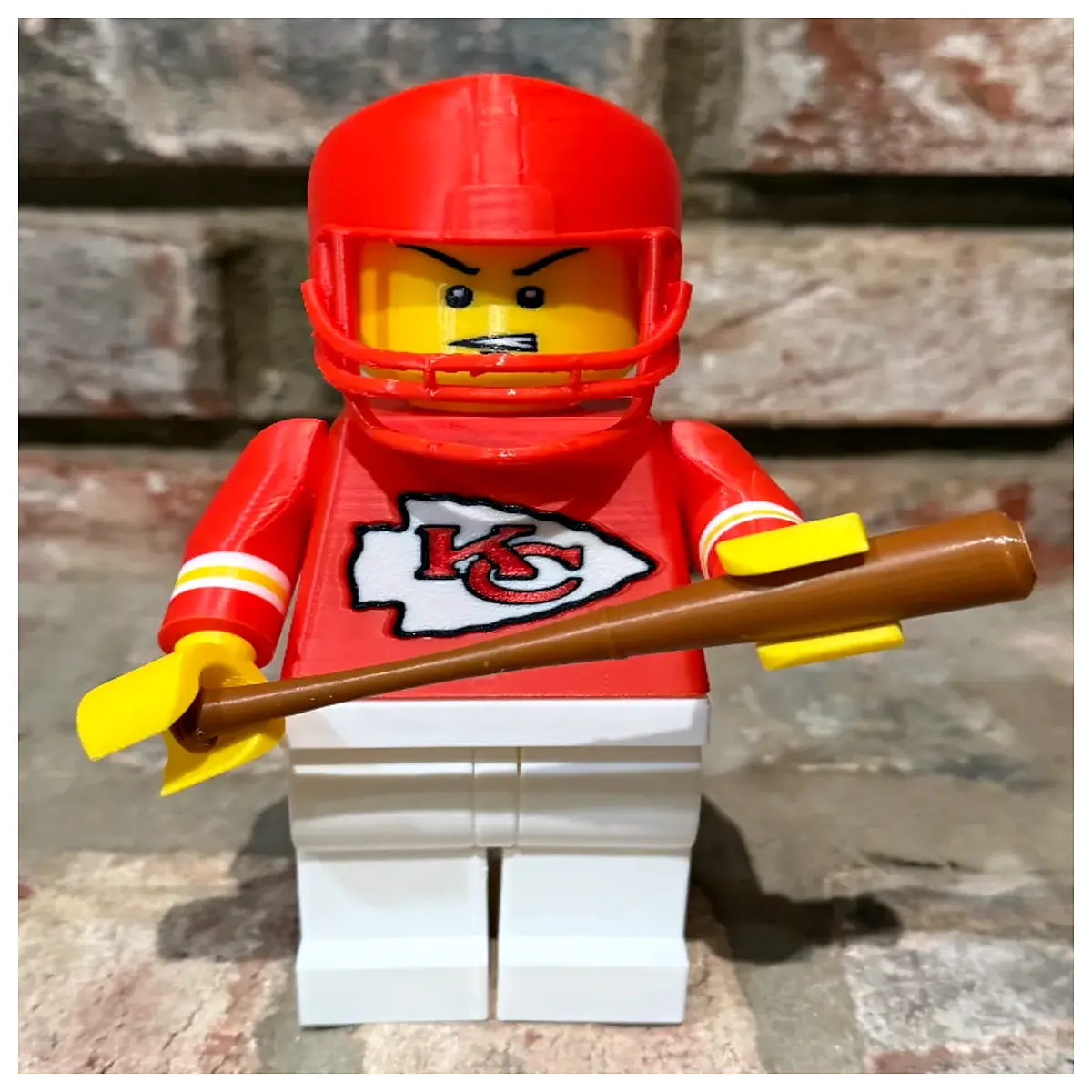 Building Blocks Accessories Baseball Bat Model Toy Sports Figure Baseball Props Kids Toys Building Block Accessories
