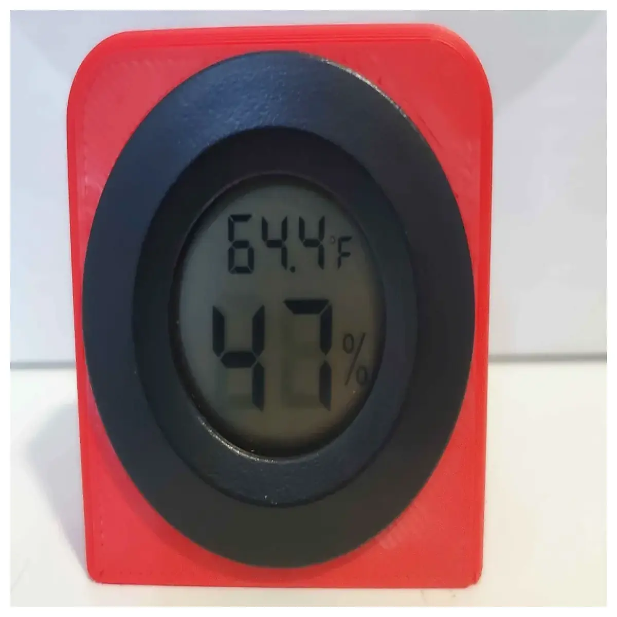 digital hygrometer holder mount for home office indoor temperature gauge