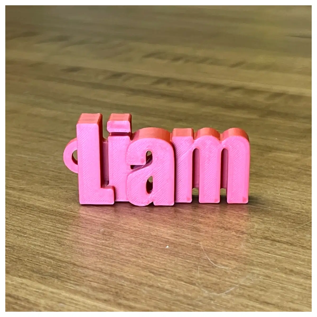 Liam Name Keychain Keyring Charm Decoration Creative Personalized Phone Chain Friends